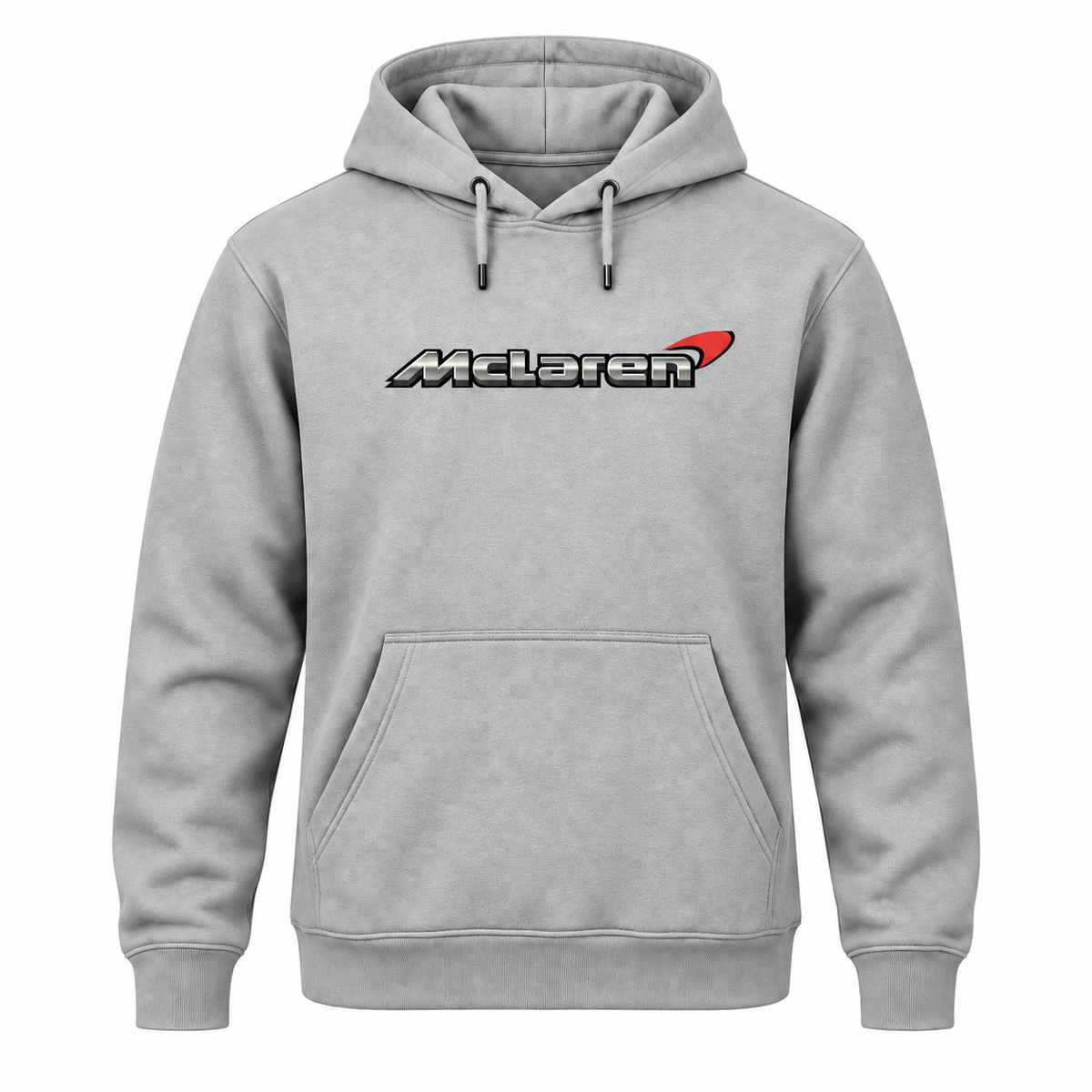 Men’s McLaren Car Pullover Hoodie | Color: Grey | Front