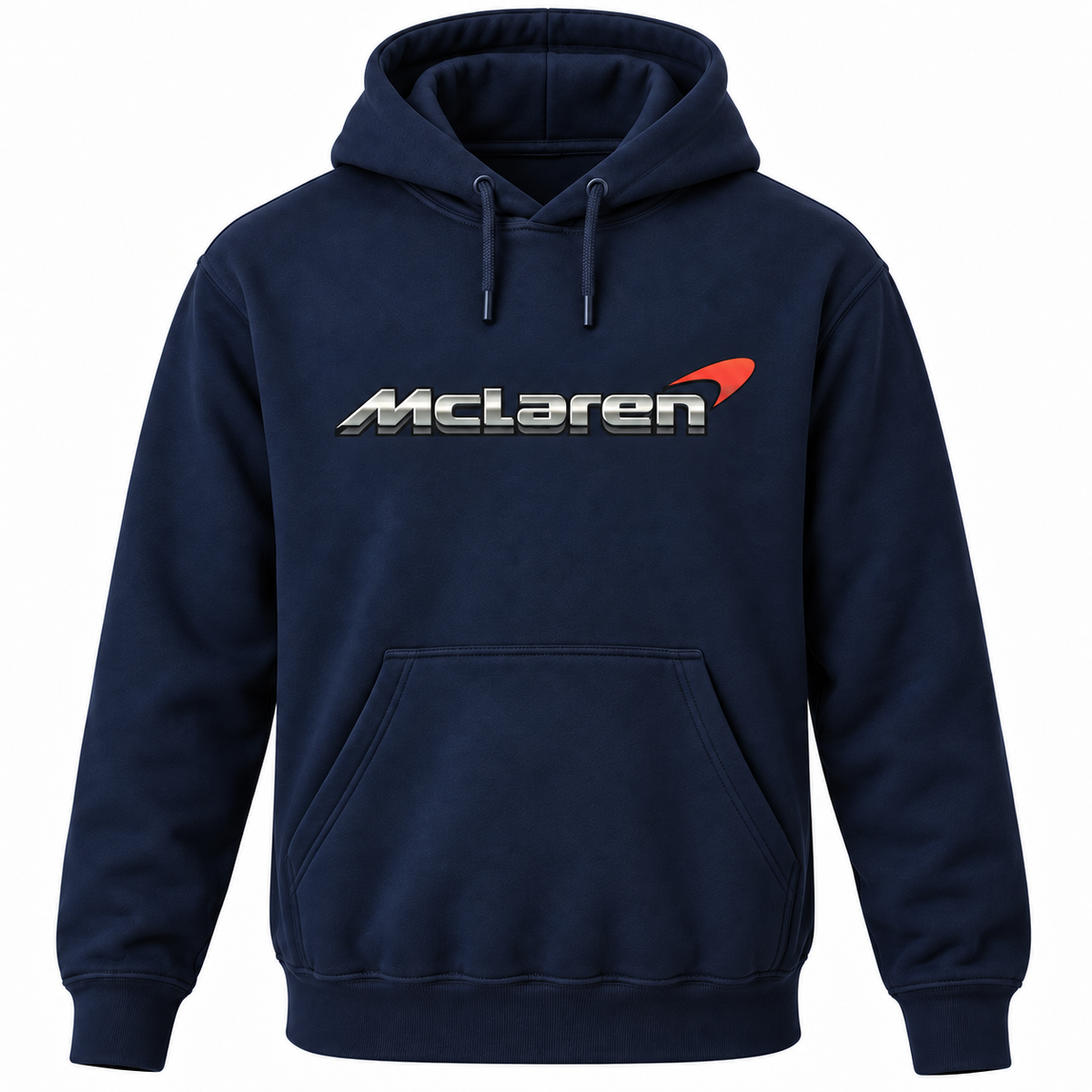 Men’s McLaren Car Pullover Hoodie | Color: Navy | Front