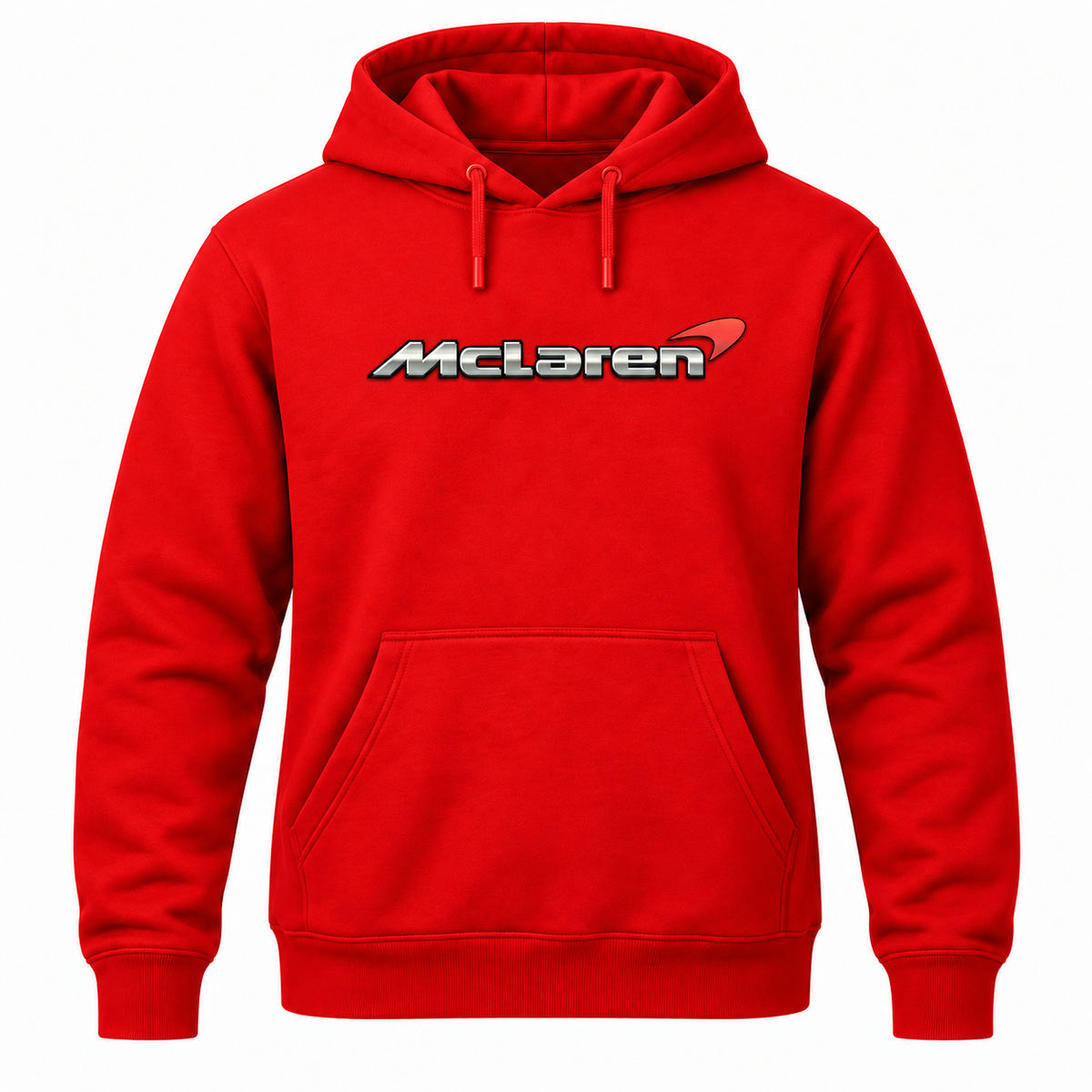 Men’s McLaren Car Pullover Hoodie | Color: Red | Front