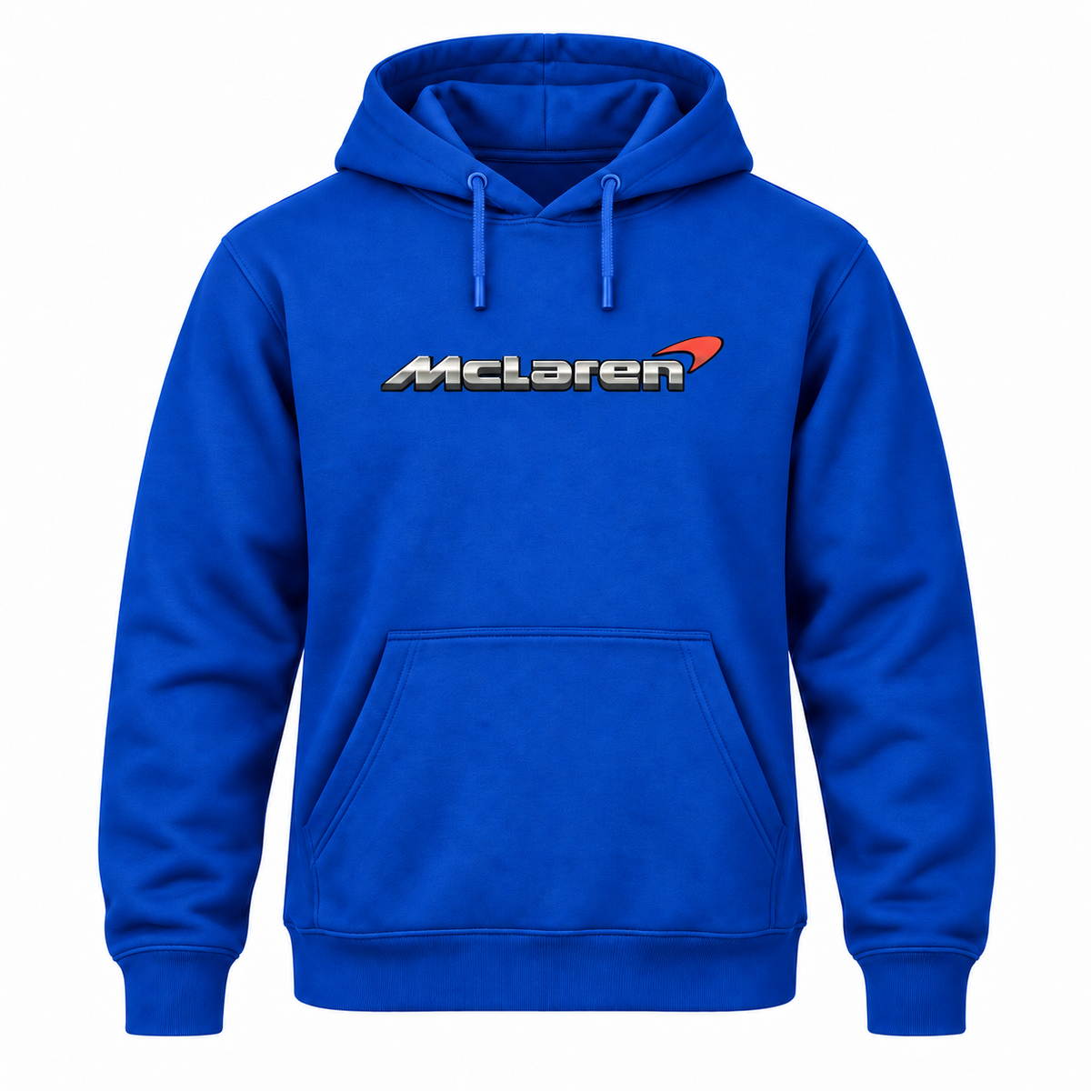 Men’s McLaren Car Pullover Hoodie | Color: Royal Blue | Front