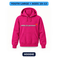 McLaren - Youth Large Hoodie (Ages 10–12) | Color: Hot Pink