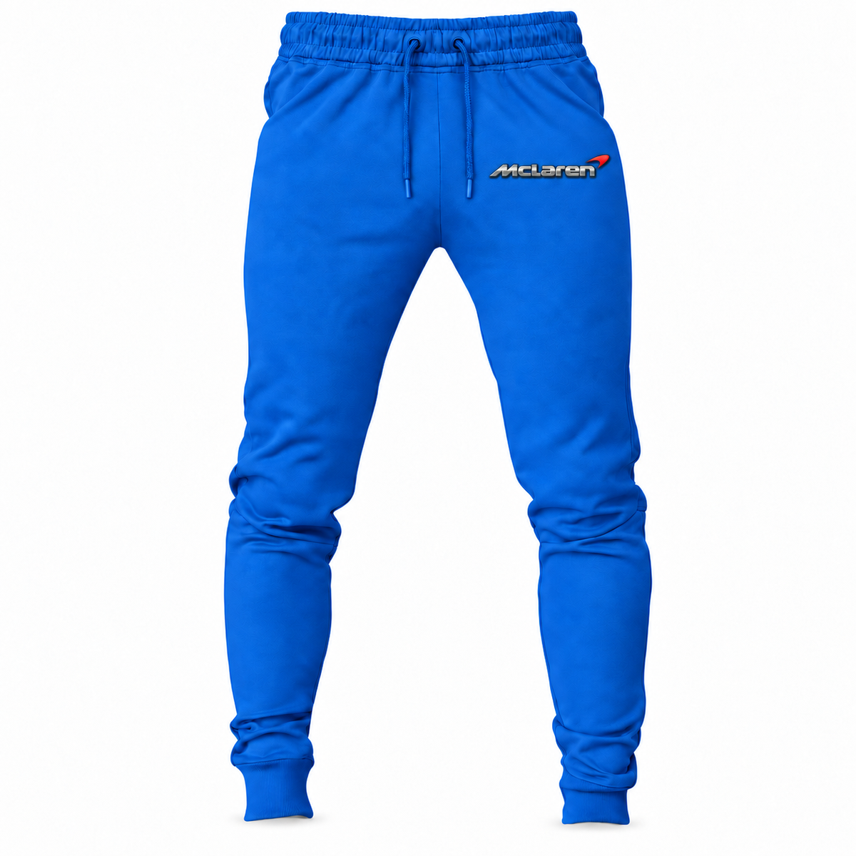 Men’s McLaren Car Joggers Sweatpants | Color: Azure | Front
