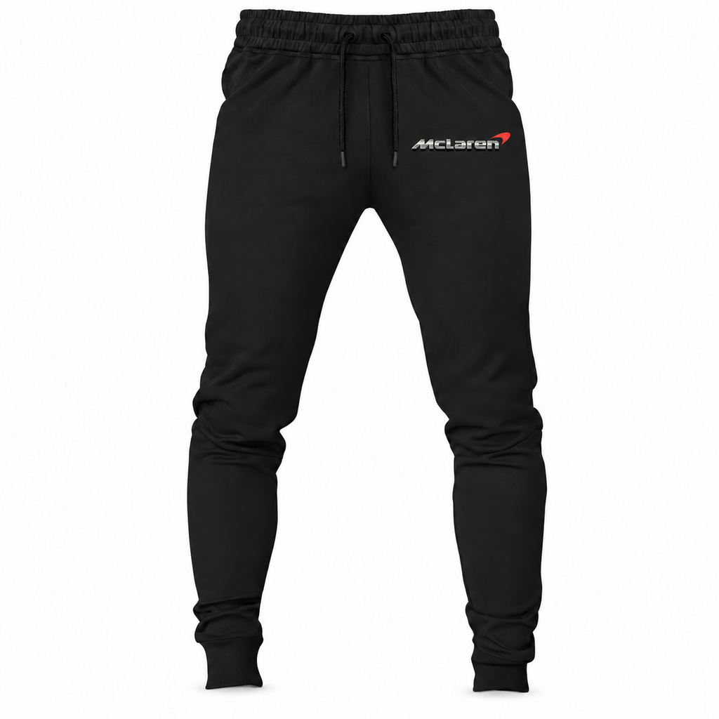 Men’s McLaren Car Joggers Sweatpants | Color: Black | Front
