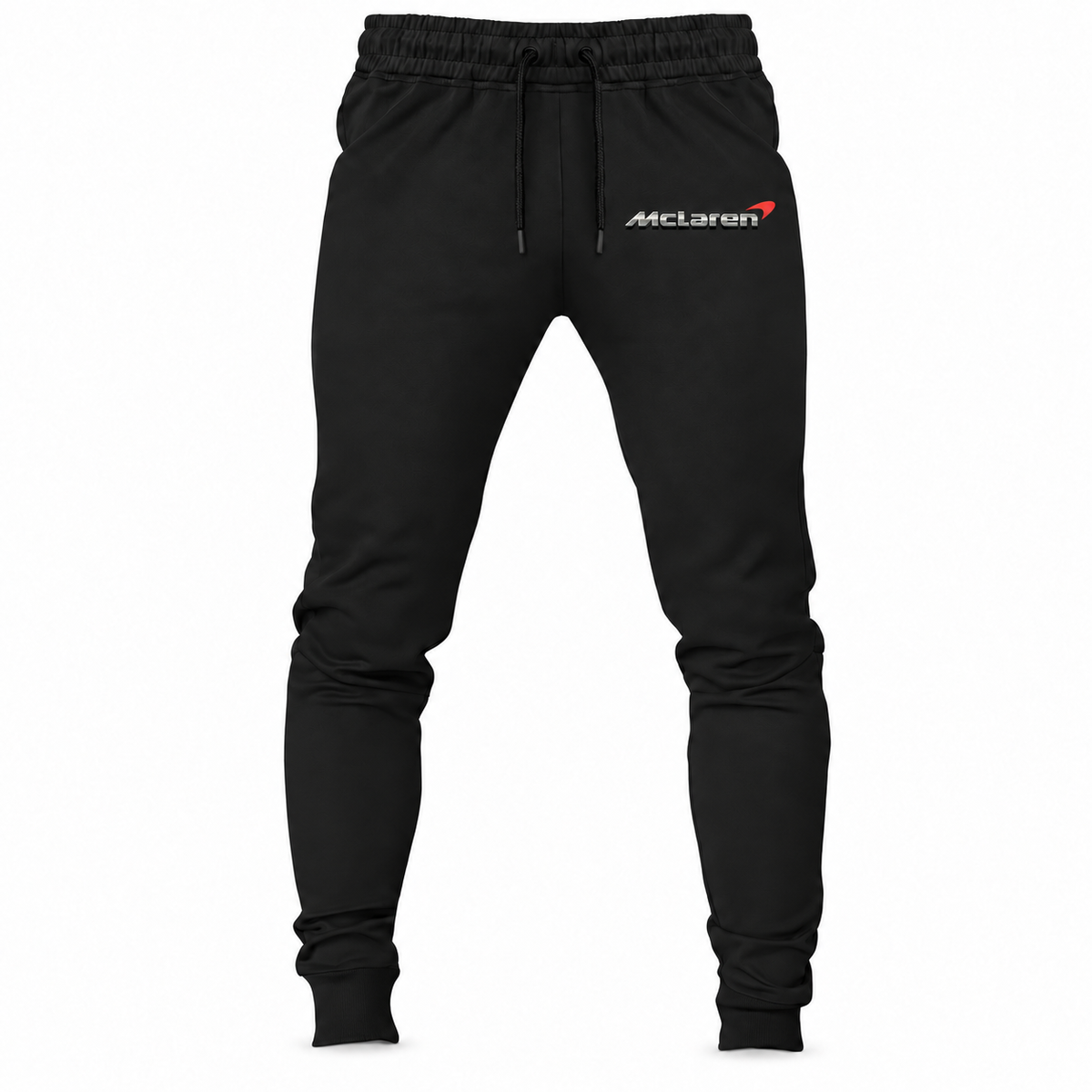 Men’s McLaren Car Joggers Sweatpants | Color: Black | Front