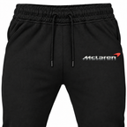 Men’s McLaren Car Joggers Sweatpants | Color: Black | Logo detail