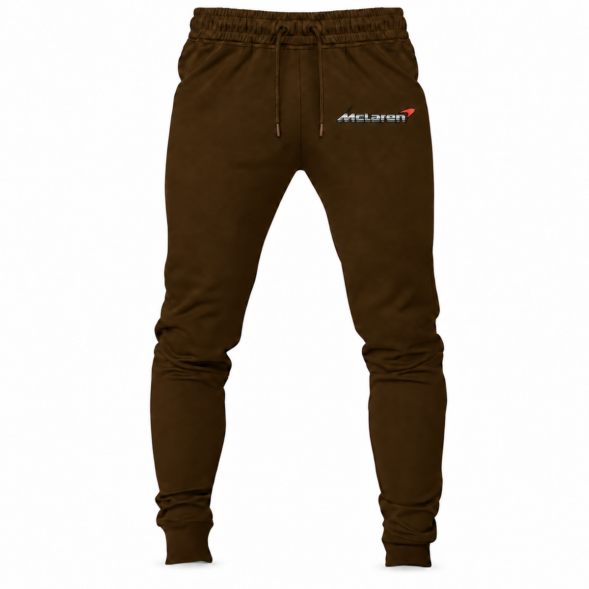 Men’s McLaren Car Joggers Sweatpants | Color: Brown | Front