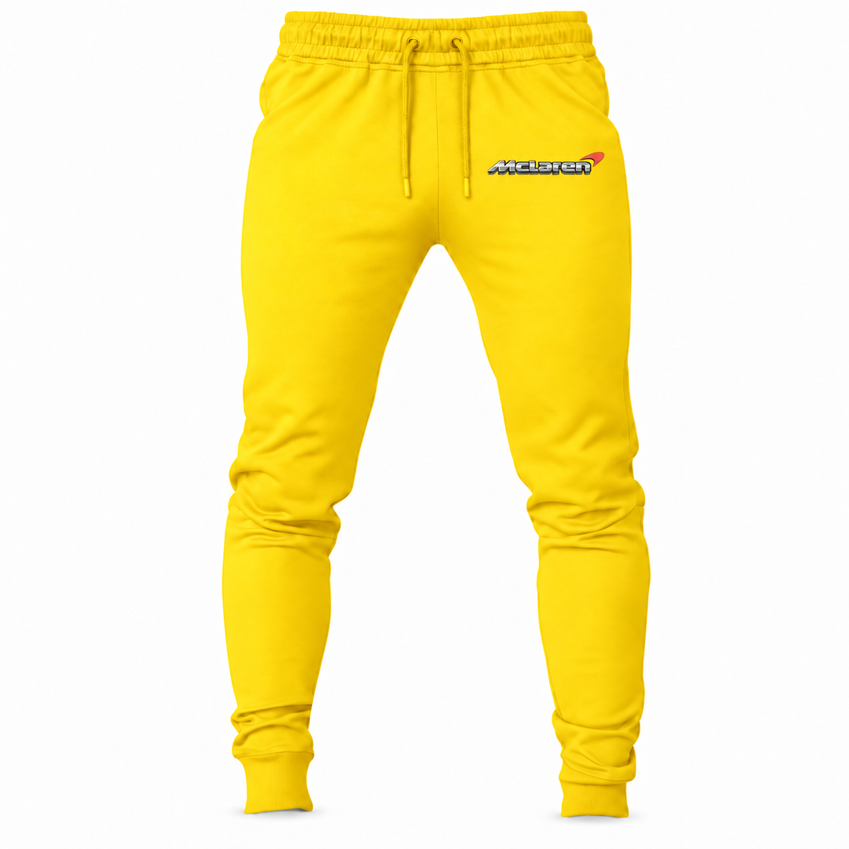 Men’s McLaren Car Joggers Sweatpants | Color: Yellow | Front