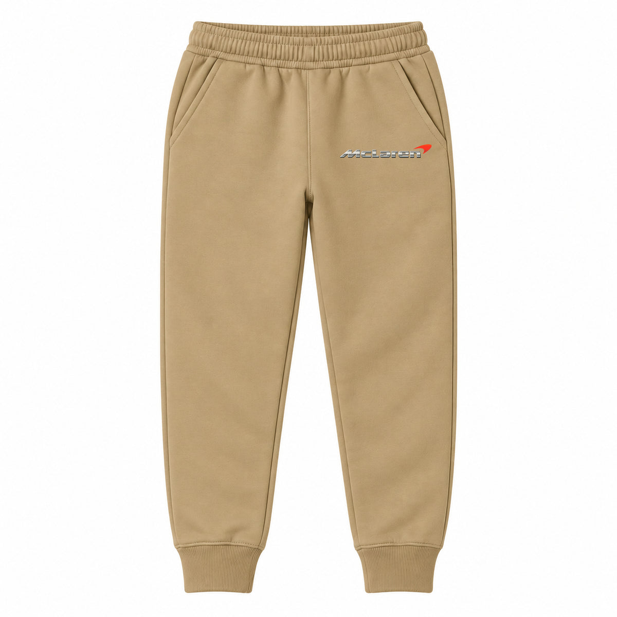 McLaren youth jogger sweatpants in Khaki, Youth Large ages 10–12