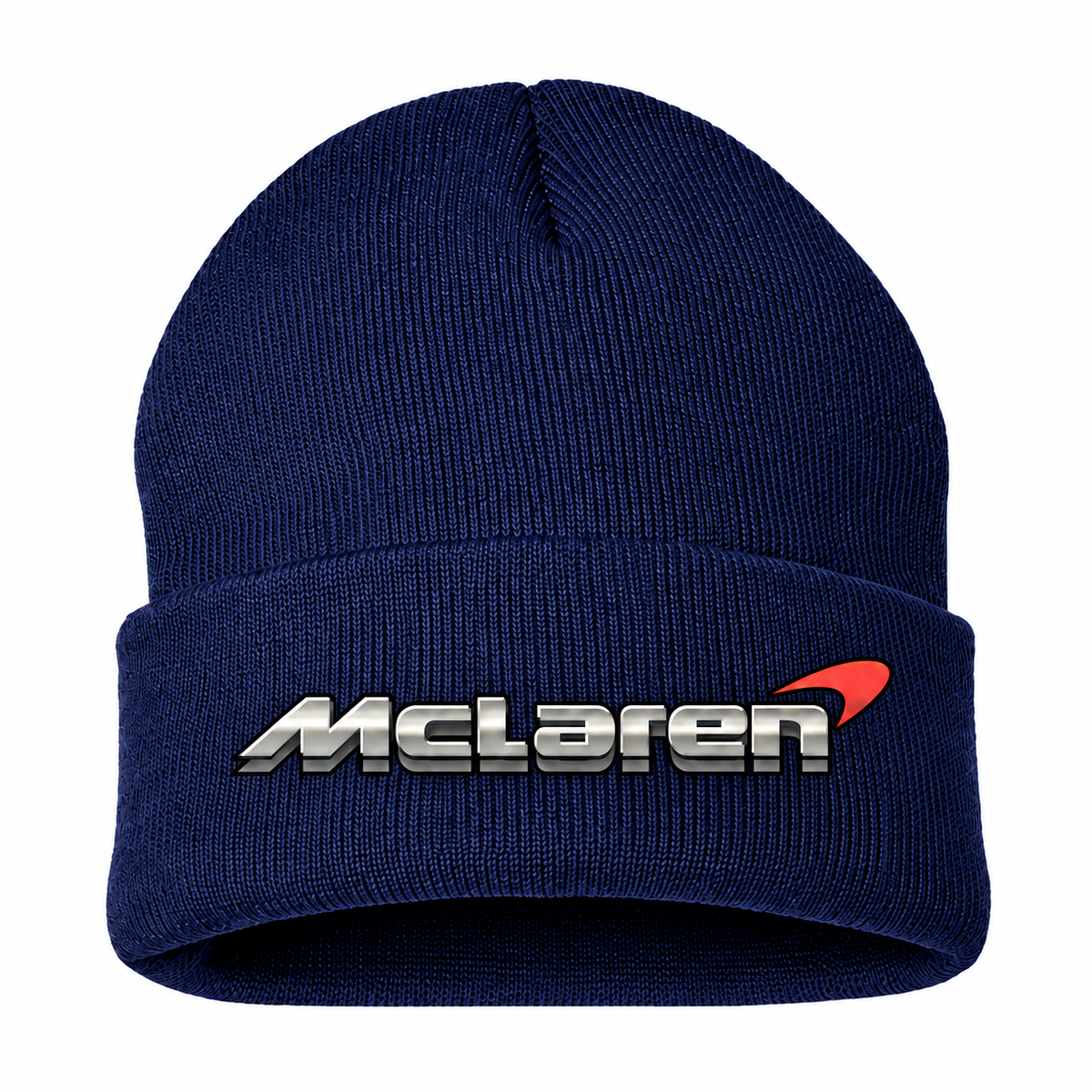 Men's McLaren Beanie Hat — Navy — clean front main
