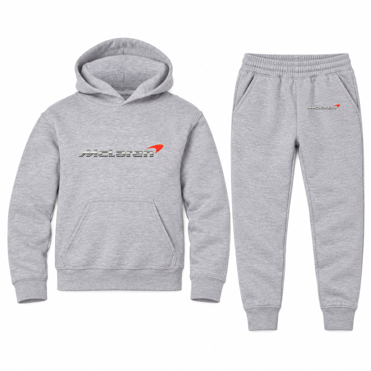 McLaren youth hoodie jogger set, Sports Grey, Youth Large ages 10–12