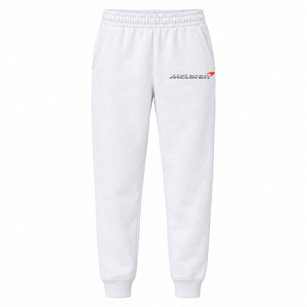 McLaren youth jogger sweatpants in White, Youth Large ages 10–12