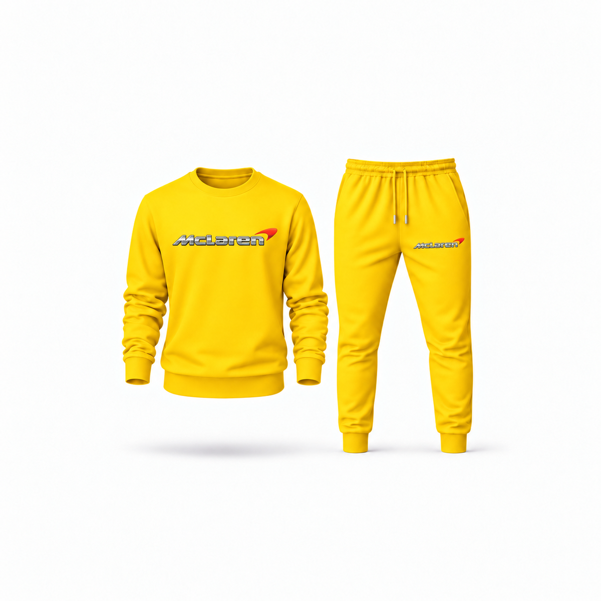 Men's McLaren Sweatshirt Joggers Set | Color: Yellow | Main