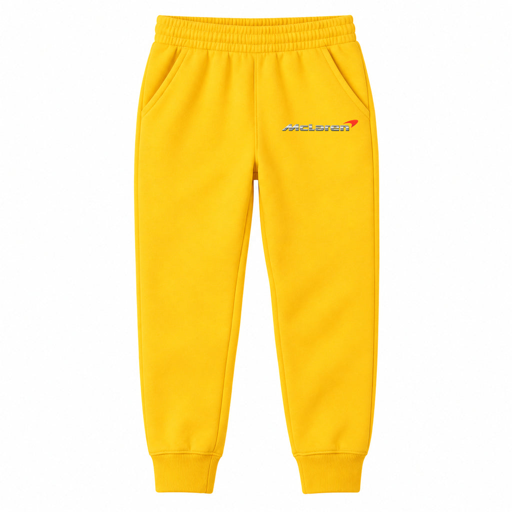 McLaren youth jogger sweatpants in Yellow, Youth Large ages 10–12
