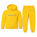 McLaren youth hoodie jogger set, Yellow, Youth Large ages 10–12