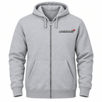 Men’s McLaren Car Zipper Hoodie | Color: Grey | Front