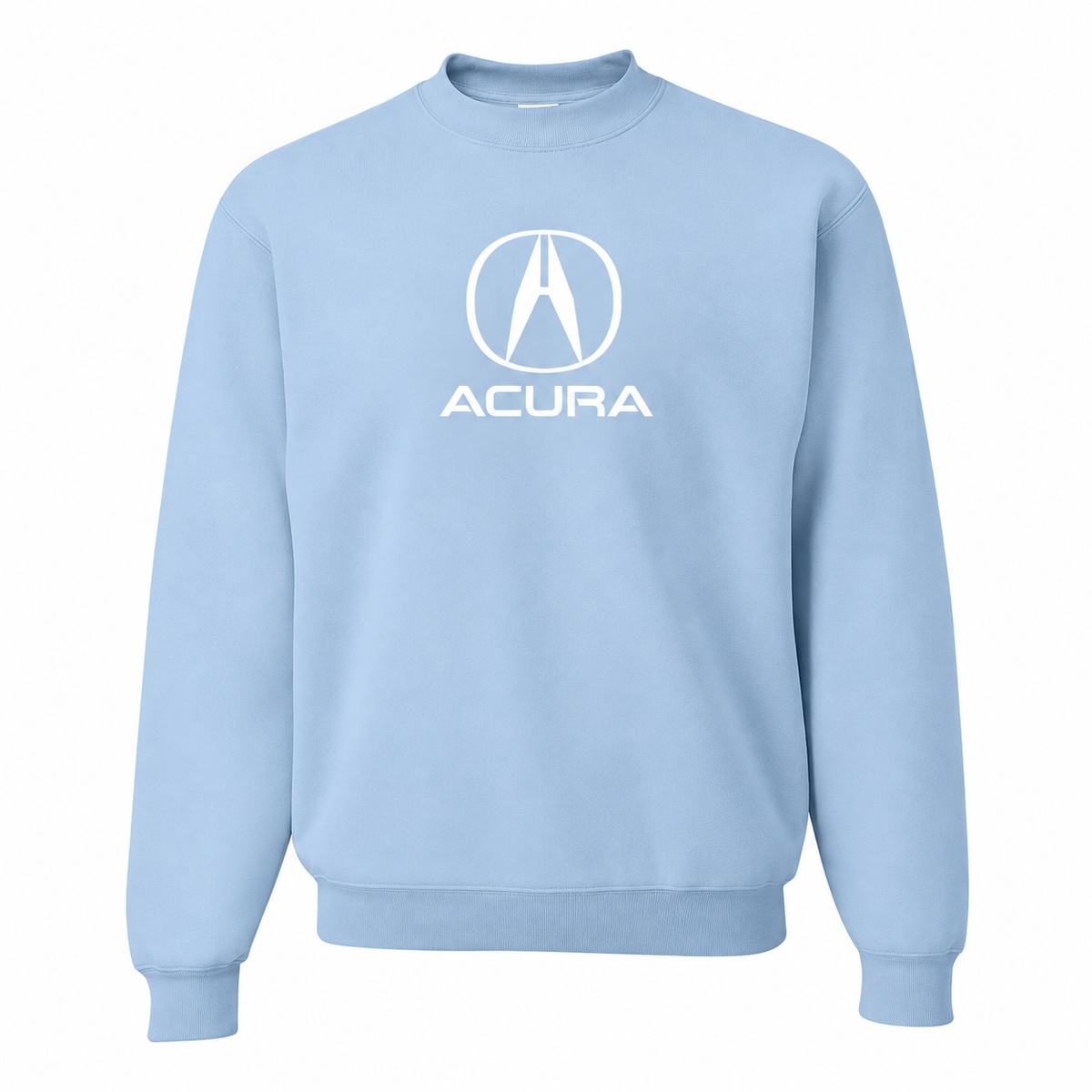Men’s Acura Car Crewneck Sweatshirt | Color: Sky Blue | Front