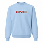 Men’s GMC Car Crewneck Sweatshirt | Color: Sky Blue | Front