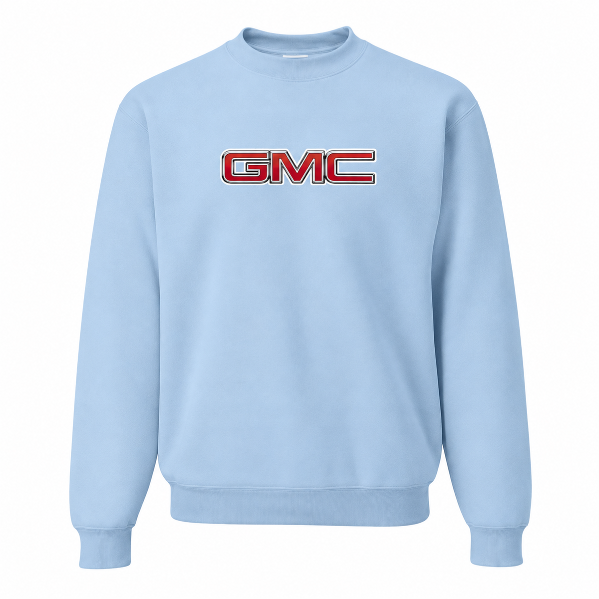 Men’s GMC Car Crewneck Sweatshirt | Color: Sky Blue | Front