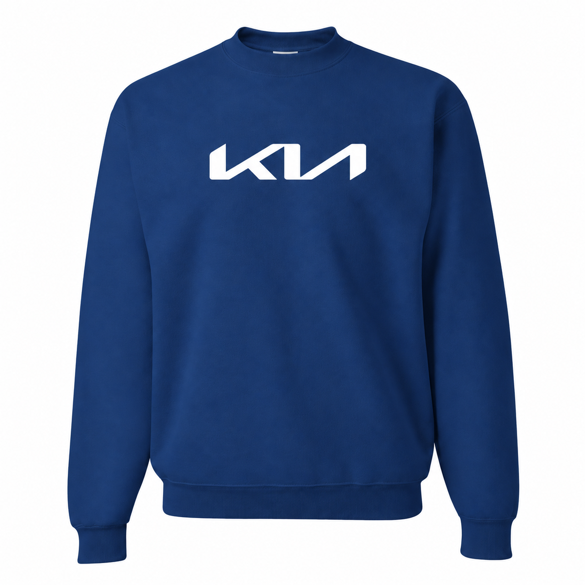 Men’s Kia Car Crewneck Sweatshirt | Color: Blue | Front