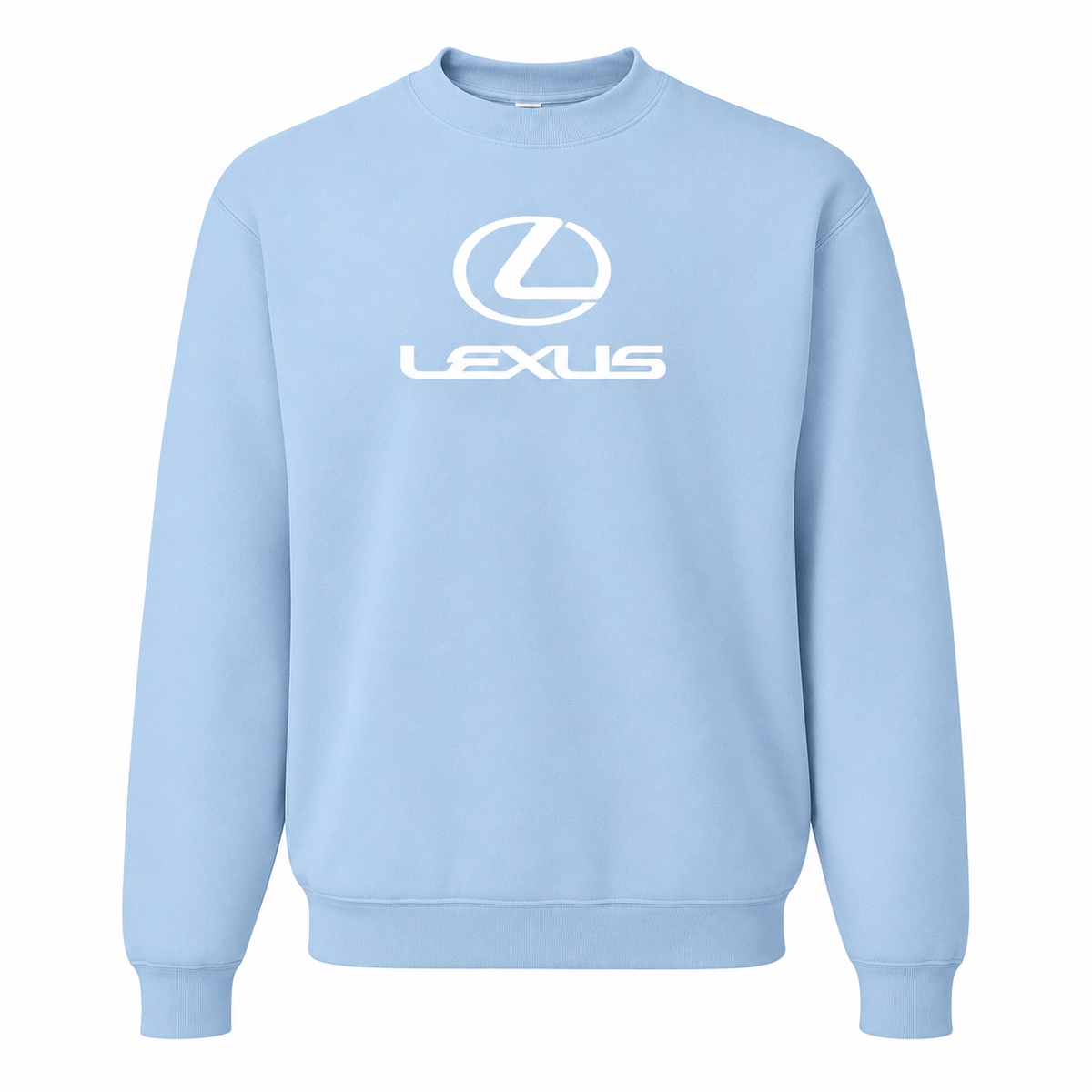 Men’s Lexus Car Crewneck Sweatshirt | Color: Sky Blue | Front