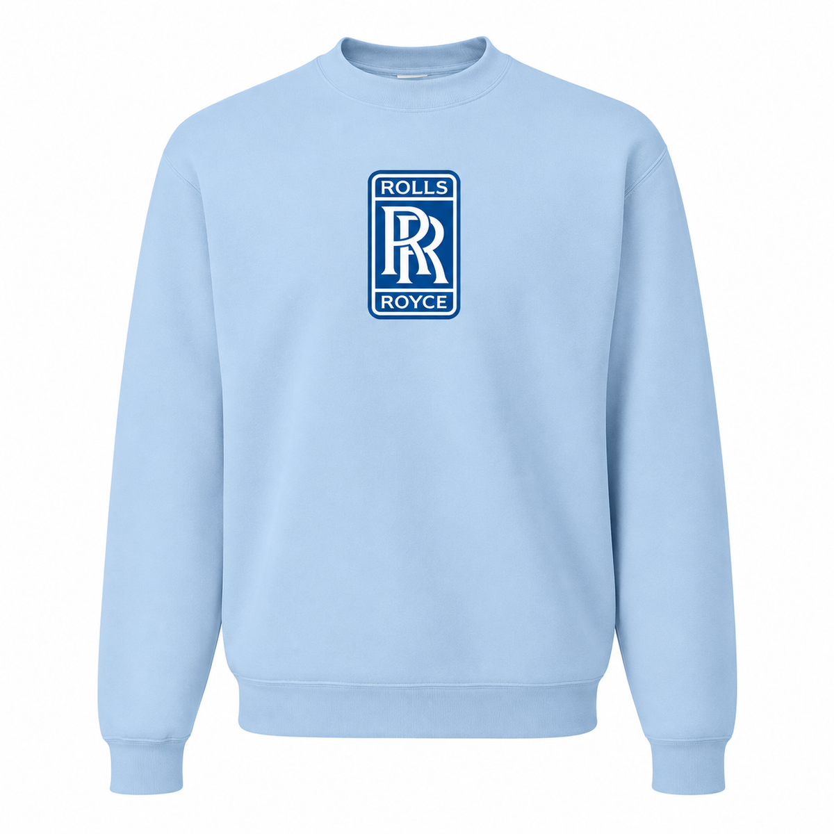 Men’s Rolls Royce Car Crewneck Sweatshirt | Color: Sky Blue | Front