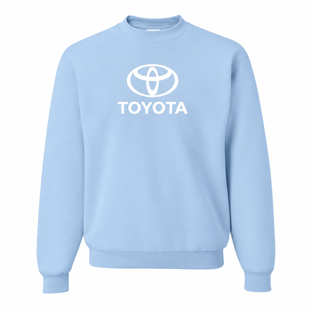 Men’s Toyota Car Crewneck Sweatshirt | Color: Sky Blue | Front