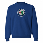 Men's Alfa Romeo Car Crewneck Sweatshirt | Color: Blue | Front