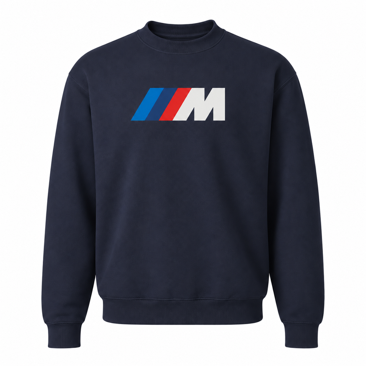 Men’s BMW M Car Crewneck Sweatshirt | Color: Navy | Front