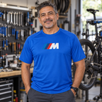 Men's - BMW M - Polyester T-Shirt | Color: Blue | Image 3 | Workshop