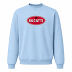 Men’s Bugatti Car Crewneck Sweatshirt | Color: Sky Blue | Front