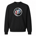 Men’s Buick Car Crewneck Sweatshirt | Color: Black | Front