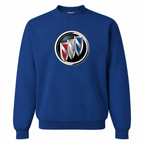 Men’s Buick Car Crewneck Sweatshirt | Color: Blue | Front
