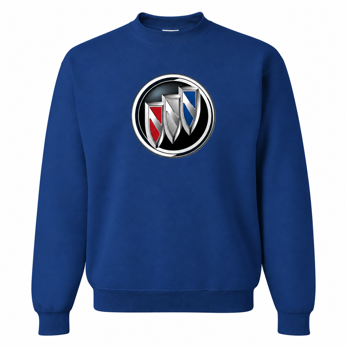 Men’s Buick Car Crewneck Sweatshirt | Color: Blue | Front