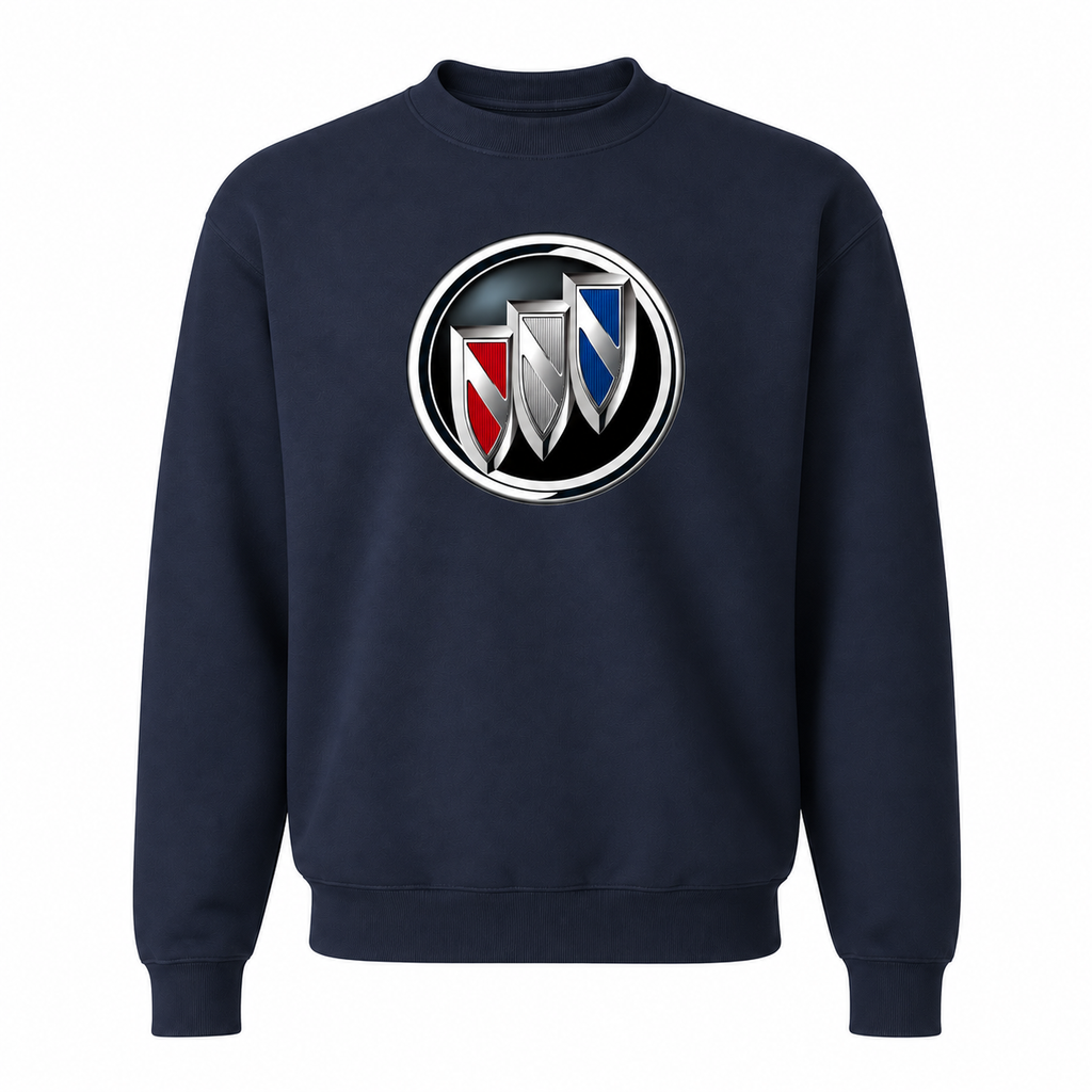 Men’s Buick Car Crewneck Sweatshirt | Color: Navy | Front