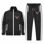Men's Chevrolet Corvette Dri-Fit TrackSuit | Color: Black | Image 1