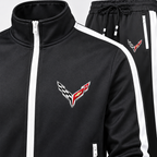 Men's Chevrolet Corvette Dri-Fit TrackSuit | Color: Black | Image 5
