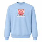Men’s Dodge Car Crewneck Sweatshirt | Color: Sky Blue | Front