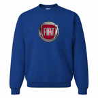 Men’s Fiat Car Crewneck Sweatshirt | Color: Blue | Front