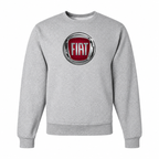 Men’s Fiat Car Crewneck Sweatshirt | Color: Gray | Front