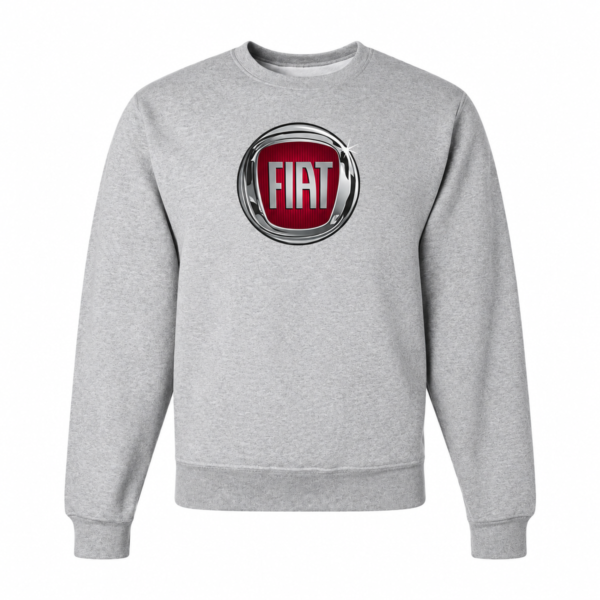 Men’s Fiat Car Crewneck Sweatshirt | Color: Gray | Front