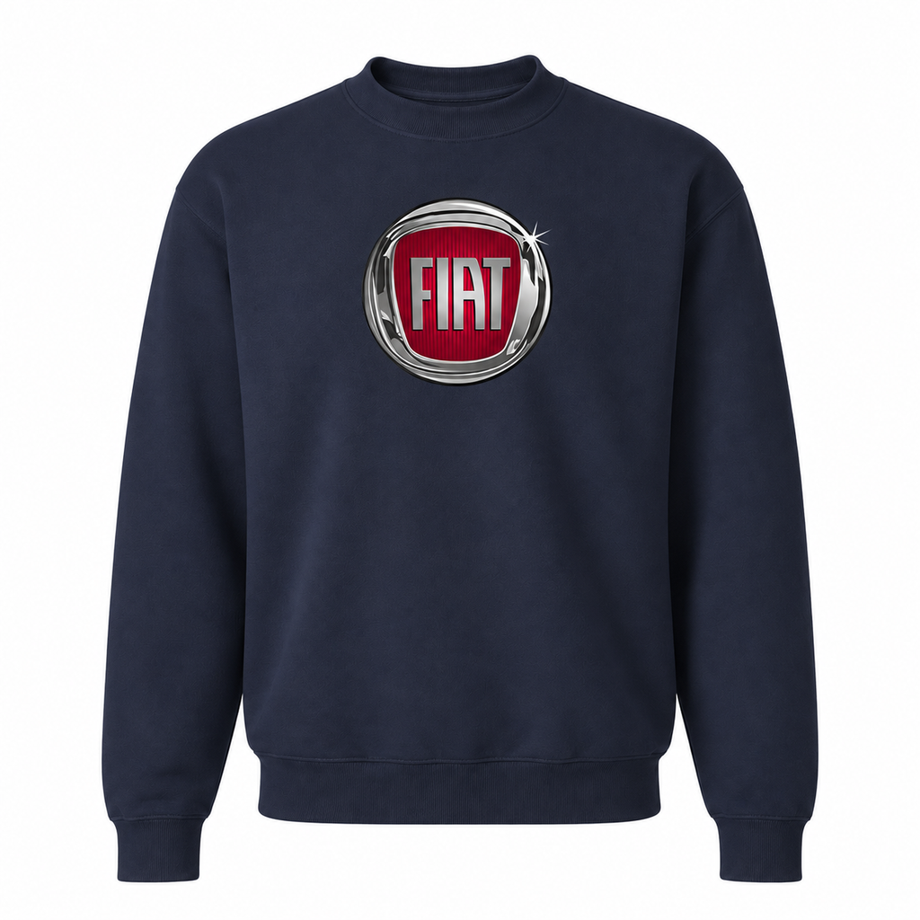 Men’s Fiat Car Crewneck Sweatshirt | Color: Navy | Front