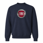 Men’s Fiat Car Crewneck Sweatshirt | Color: Navy | Front