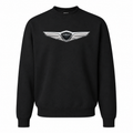 Men’s Genesis Car Crewneck Sweatshirt | Color: Black | Front
