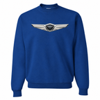 Men’s Genesis Car Crewneck Sweatshirt | Color: Blue | Front