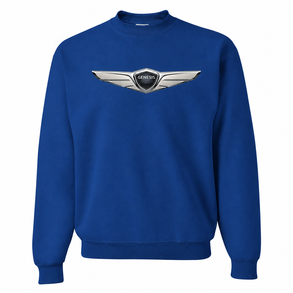Men’s Genesis Car Crewneck Sweatshirt | Color: Blue | Front