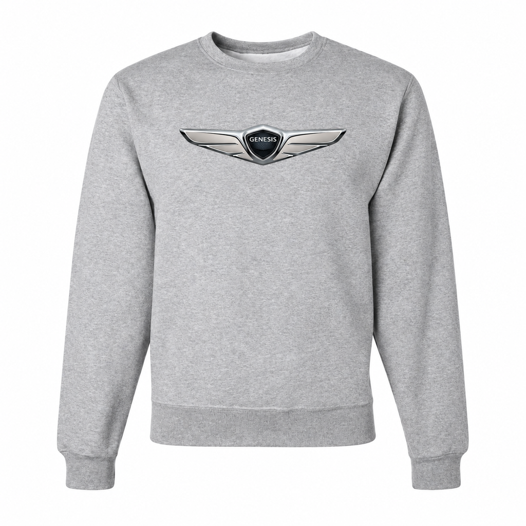 Men’s Genesis Car Crewneck Sweatshirt | Color: Gray | Front