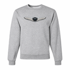 Men’s Genesis Car Crewneck Sweatshirt | Color: Gray | Front
