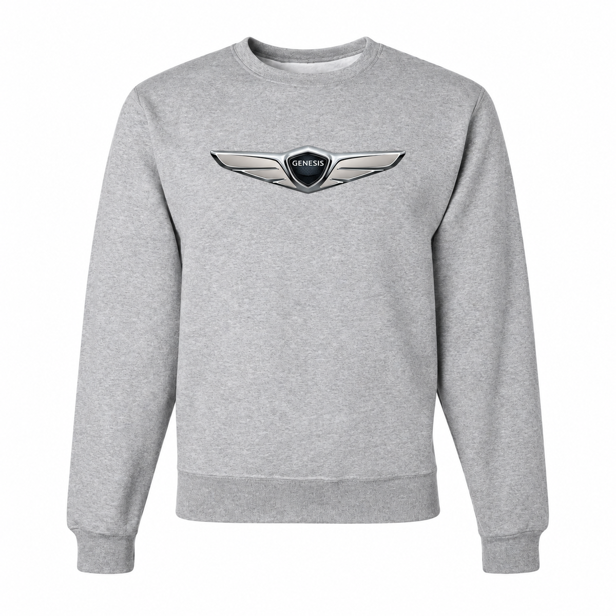 Men’s Genesis Car Crewneck Sweatshirt | Color: Gray | Front