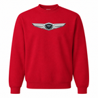 Men’s Genesis Car Crewneck Sweatshirt | Color: Red | Front