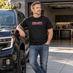 Men’s GMC Car Cotton T-Shirt | Color: Black | Image 4